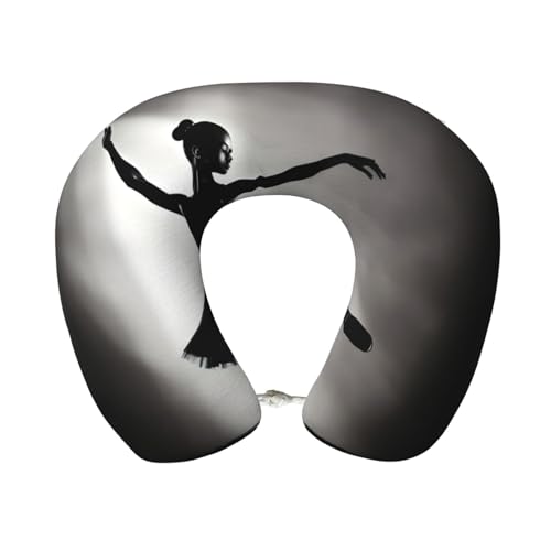 Almohada de poliéster para cuello tamaño único negro miniatura 1
