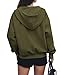 ERTUPE Hoodies for Women Zip Up Hoodie Y2K Tops Long Sleeve Loose Sweatshirt Fleece Jacket Fashion Trendy Fall Winter Clothes