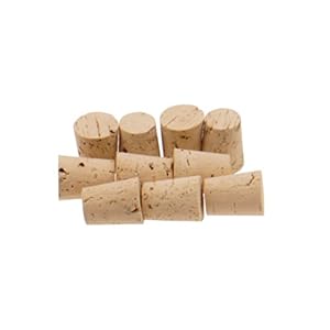 Natuurkurken voor 0,7 l flessen, 10 stuks