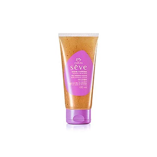 Linha Seve Natura - Oleo Esfoliante Corporal Lavanda e Amendoas 100 Ml - (Natura Seve Collection - Lavender & Almonds Exfoliant Body Shower Oil 3.38 Fl Oz)