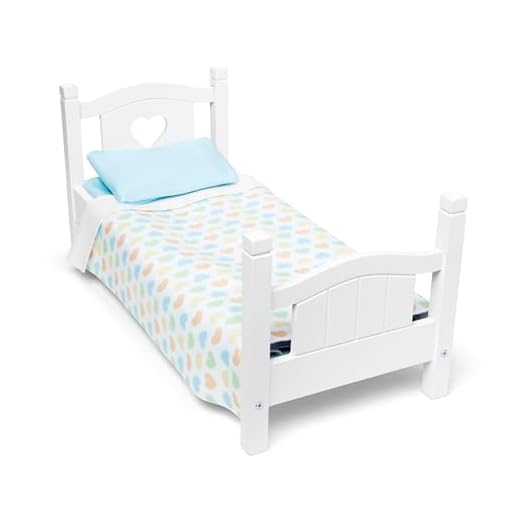 Melissa & Doug Wooden Play Bed