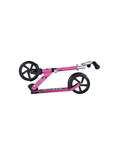 Micro Kickboard - Micro Cruiser - Two Wheeled, Fold-to-Carry Swiss-Designed Micro Scooter for Kids with Smooth Glide Large Wheels for Ages 8+ (Pink)