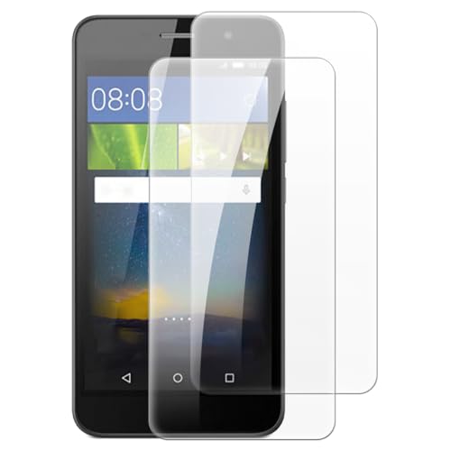 Shantime [2 Pack Tempered Glass Screen Protector Compatible with Huawei Enjoy 5 (5 Inch), HD Clear Anti-Scratch Bubble-Free Case Friendly