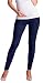 Zeta Ville - Premamá Leggings Efecto Mezclilla Banda para Barriga - Mujer...