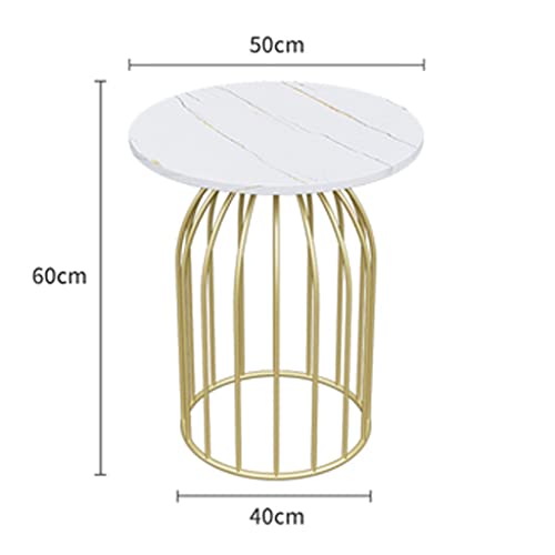 Table basse marbre ronde TUSUOD : la solution idéale pour optimiser les petits salons