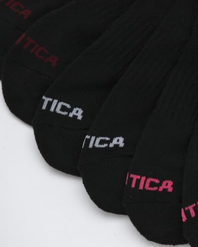 Image of Nautica Womens Low Cut Socks - 12 Pack Breathable Mesh Cushioned Athletic Performance No Show Socks for Women