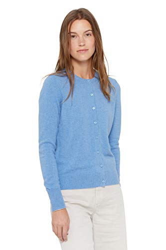 State Cashmere Button Front Crewneck Sweater - Long Sleeve