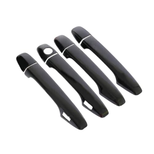 Couvre-poignées de porte en ABS pour Toyota Sienna, design carbone anti-rayures