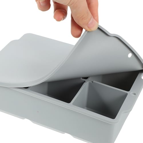 Molde pequeño de silicona para cubos de hielo con tapa miniatura 5