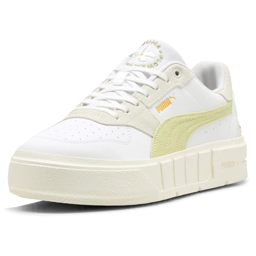 PUMA Womens Cali Court Embroidery Lace Up Sneakers Shoes Casual - Green - Size 8 M2