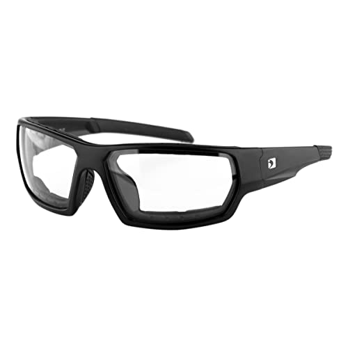 Bobster ® Tread, Matte Black Frame, Clear Lens