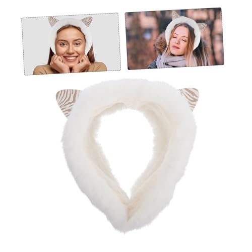 1Pc Plush Ear Headband Earmuff for Warm Winter Ear Protection Cute Design for Outdoor Activities and Parties present for Friends3