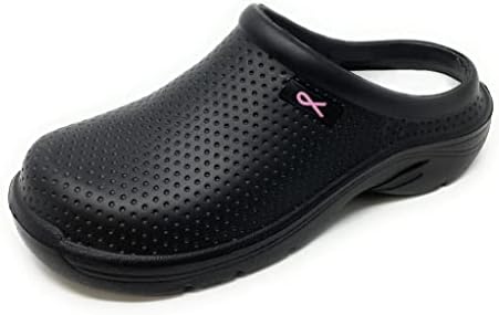 Comfort Trends Clogs for Women Nurse Shoes - Slip Resistant Shoes Garden Clogs (Black Honeycomb, Numeric_7)