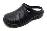 Comfort Trends Clogs for Women Nurse Shoes - Slip Resistant Shoes Garden Clogs (Black Honeycomb, Num