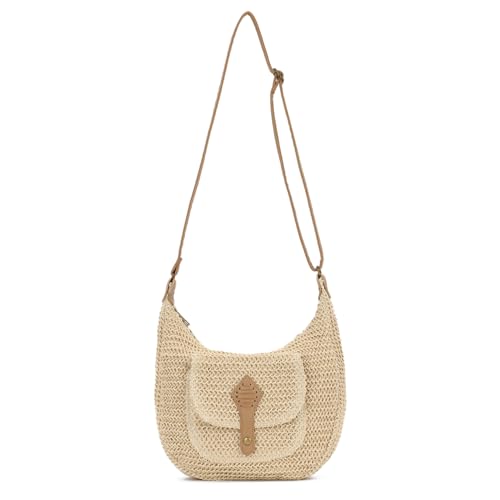 Jywmsc Sacs d'été en Paille pour Femmes Grand Fourre-tout de Plage Tressé pour les Vacances Pochette porte-monna