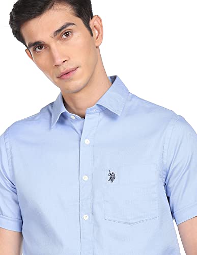 Image of U.S. Polo ASSN. Men's Cotton Slim Fit Shirt