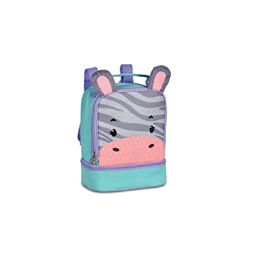 Lancheira Termica Pets Zebra Azul 9' - Clio Style