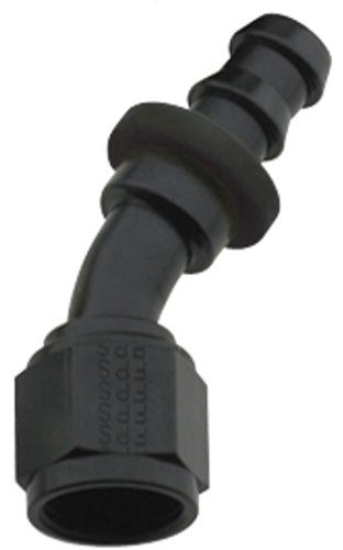 Fragola 203016-BL Black Size (-16) 30° Push Lock Hose Fitting