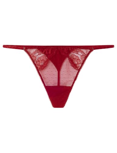 Tanga Xmas Red Collection Women'secret - String Rouge de Noël pour Femme