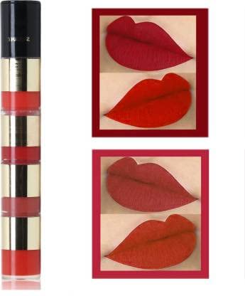Chubs 4 in 1 highly pigmented glossy Liquid Lipstick Helps get soft, smooth and an even tone lips (BRIDE)