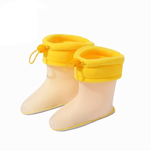 Unisex-Child Waterproof Dinosaur Printed Rain Boot Toddler Boys Girls Non Slip Fleece Lined Rainboots for Winter2