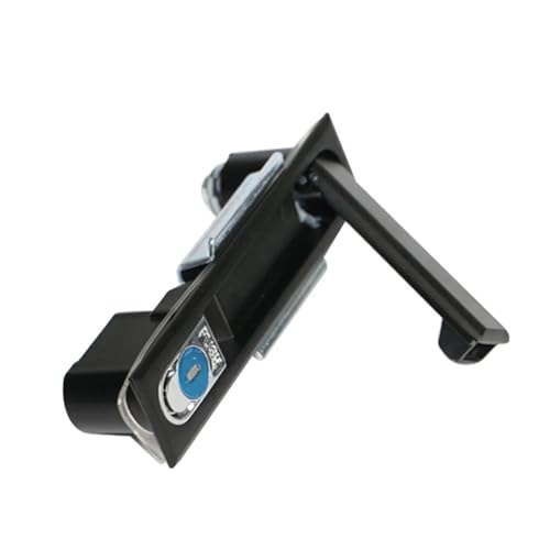 Serrure de porte d'armoire de distribution noire à compression MS818