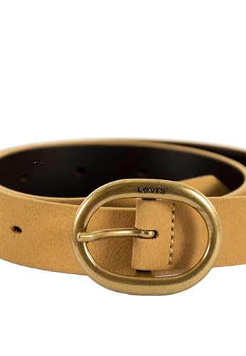 Levi's Women's Womens High-Low Bovine 50 Composition Leather Belt, Bisque, 70 – Ansicht 2
