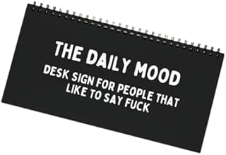 Mood Flip Sign for Your Desk, New The Daily Mood Desk Sign (Blue)