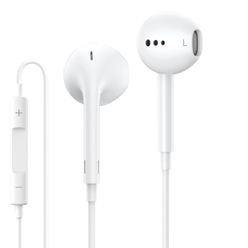 #rémunéré #Amazon<br>Écouteurs intra auriculaires pour téléphone écouteurs HiFi Audio Stéréo avec microphone et contrôle du volume compatible avec Phone 14/14 Pro/14 Pro Max