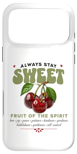 Stay Sweet Cherries NX`t[cIuXsbg `F[oCu X}zP[X iPhone 17 Pro Max p