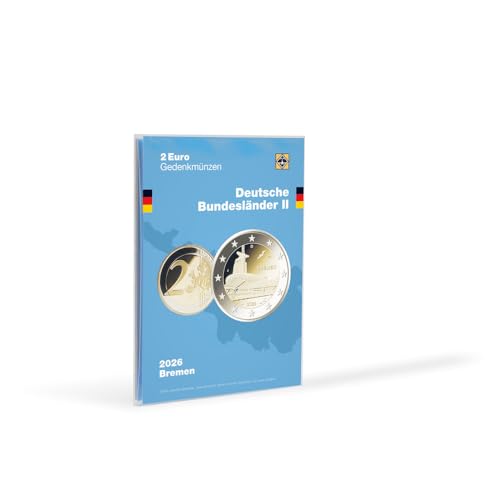 Carte de monnaie 2 € Klimahaus Leuchtturm capsule transparente anti-oxydation