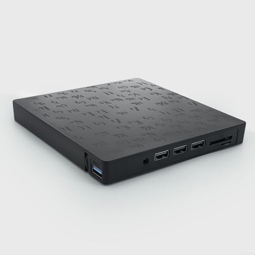 Lecteur CD DVD externe USB 3.0 Type-C Noir pour PC Mac Linux