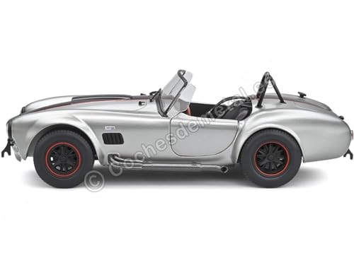 Solido 1:18 1965 Shelby Cobra 427 MkII color plateado miniatura 6