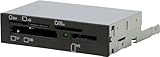 オウルテック 3.5インチベイ内蔵 カードリーダーライターブラック 4スロット BOX(取付ネジ付) FA406(B)/BOX