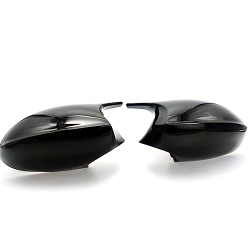 Couvre-rétroviseurs en fibre de carbone brillant pour BMW Série 3 E90 et Série 1