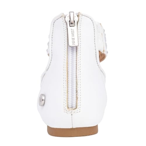 Nine West Girls Dress Shoes Ballerina Flat Ankle Strap Ballet Flat for Wedding Party School (Toddler-Little Kid-Big Kid)4