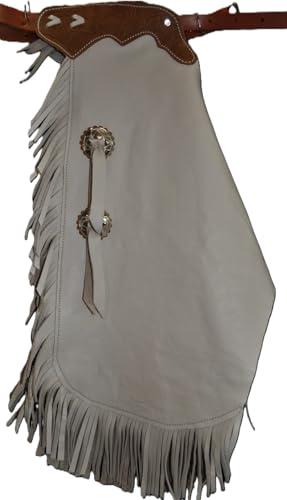 Kids Chinks/Leather Kids Chinks/White Kids Chinks/Brown Floral Kids Chinks/R Bar K (3/4T)