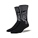 Socksmith Mens' Novelty Crew Socks "JFK" - Charcoal Heather