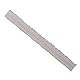 Metallpapier Tränenlineer, Kohlenstoffstahl Lineal mit Unregelmäßigen Kanten, Papier Reiß Lineal mit Gezackter Kante Unregelmäßige Kanten Messwerkzeug für Technische Architekten und Zeichnen (1 Pcs)