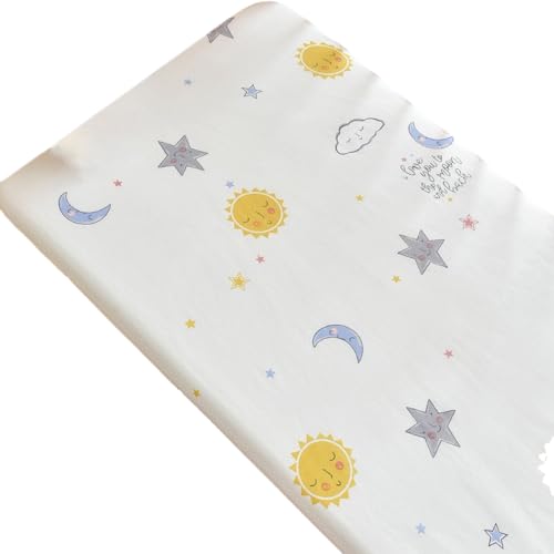 Tmboryuu Baby Bassinet Fitted Sheet Soft & Comfortable Protective Sleeve Case for Boys Girls Fit Multi Shape Mattresses