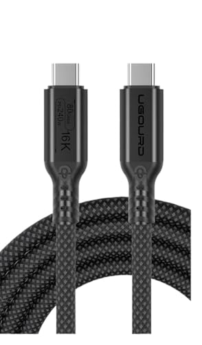 ACGTUY UGOURD 5�P�[�u�� TY>pe C 80Gbps USB4 Gen4 USB C to C 240W �P�[�u�� 16K �݊� 4/3 40Gbps eGPU(0.3m)