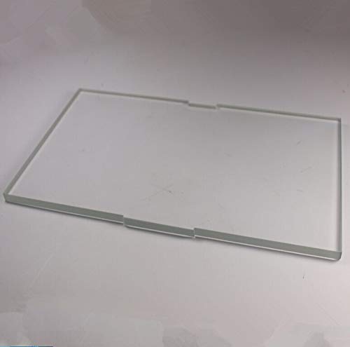 Lysee 3D Printer Parts & Accessories - SWMAKER Print Table Glass for Replicator 2 Glass Plate Replacement Upgrade 8mm Glass Build Plate Grade high Borosilicate Glass