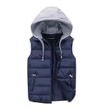 [three Joy] ダウンジャケット メンズ ゴルフウェア ベスト 作業着 アウトドア 秋 おしゃれ ネイビー M