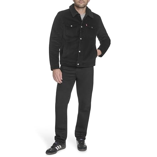 Levi's Men's Cotton Trucker, Black Corduroy, Medium - image 5