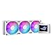 ROG Ryujin III 360 ARGB All-in-one Liquid CPU Cooler with 400mm Radiator, Asetek 8th gen Pump, 3X 120mm Fans, 35” Colour LCD, Compatible with Intel LGA 1700/ 115x/ 1200 & AM4/ AM5 Socket, White