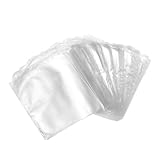 STOBAZA 100 Stück Transparente Pof Schrumpfbeutel Hitzeempfindlich Schrumpffolie für Seifen Badekugeln DIY Verpackung Strapazierfähige Verpackungsfolie
