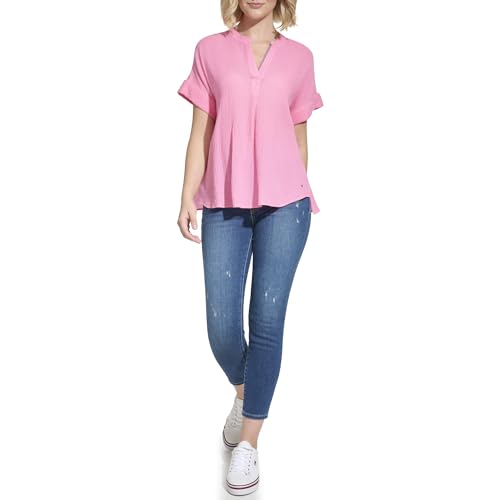 Tommy Hilfiger Popover à Carreaux Léger pour Rester Chic en Été