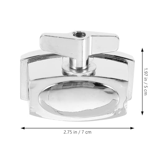 Soporte para pata de tom floor tom TOYANDONA, accesorio de hardware de aleación para batería para montaje rápido, fácil instalación, pieza de repuesto miniatura 2