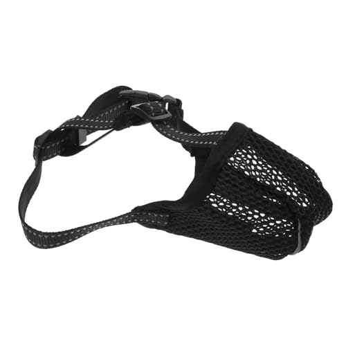 ibasenice Breathable Mesh Dog Muzzle Adjustable Pet Mask for Large Dogs Prevents Biting and Chewing Easy to and Durable Muzzle for Everyday Use