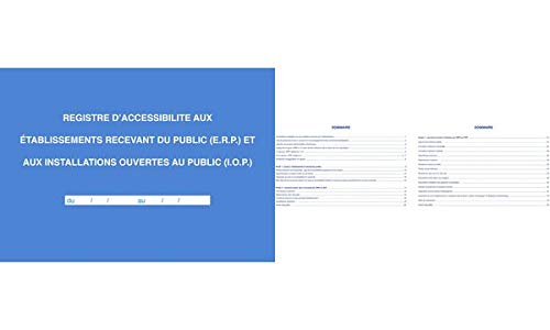 Registre d'accessibilité ERP et IOP A4 pour simplifier l'accueil dans votre commerce